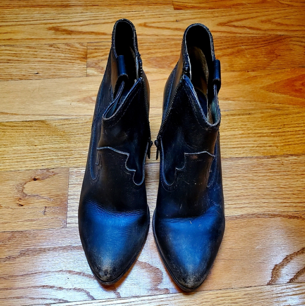 Frye low heeled boots